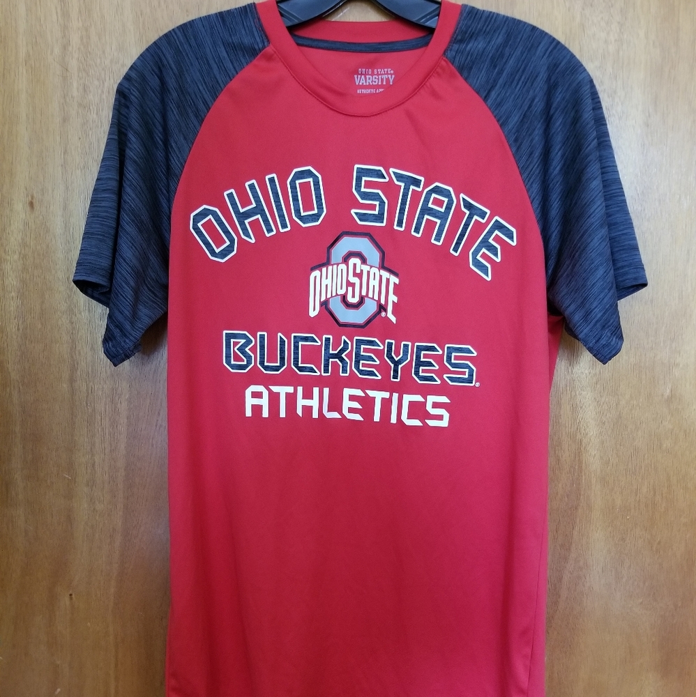 Ohio State Buckeyes Varsity Authentic Apparel Mens T-Shirt Red Medium